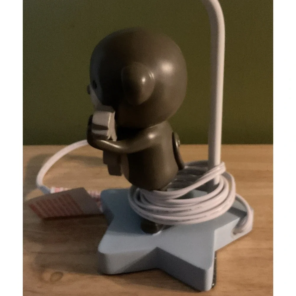 Monkey And Stars Baby/Toddlers Bed Side Lamp By‎ Kids Line LLC